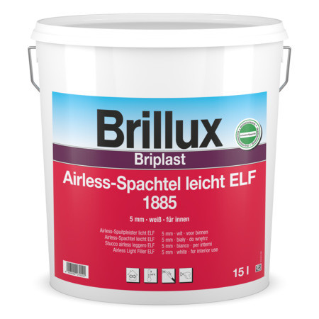 Briplast Airless Spachtel Leicht ELF 1885 Eimerware - 15 L