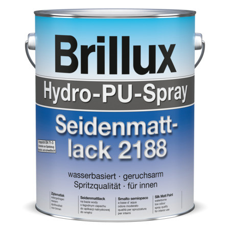 Brillux Hydro-PU-Spray Seidenmattlack 2188 weiß - 5 L