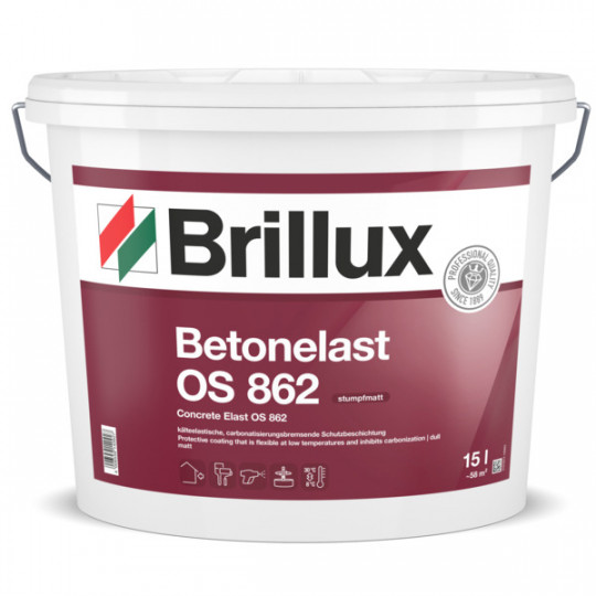 Brillux Betonelast OS 862 15 L weiß
