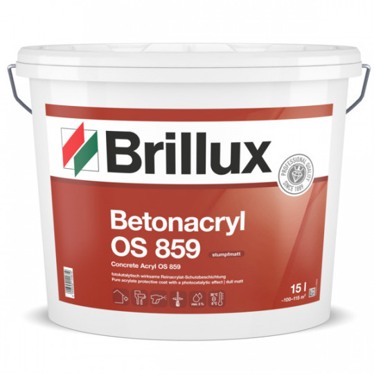 Brillux Betonacryl OS 859 15 L weiß