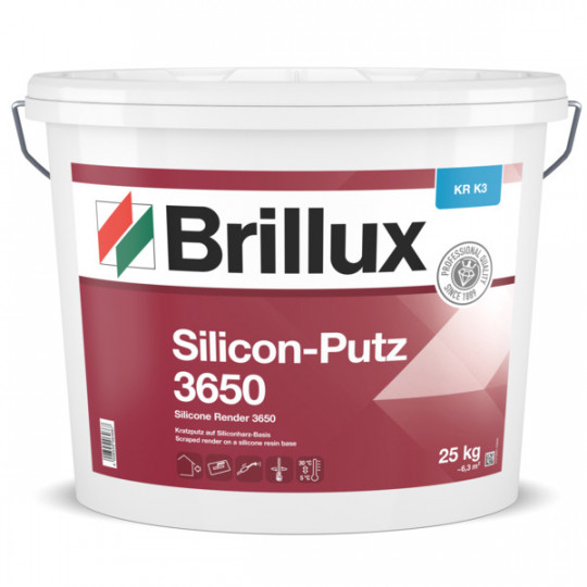 Brillux Silicon-Putz KR K3 3650 weiß 25 kg