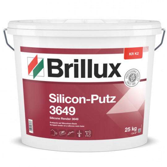 Brillux Silicon-Putz KR K2 3649 weiß 25 kg