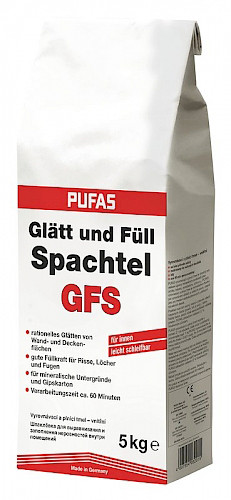 Pufas Glätt- und Füllspachtel GFS - 5 kg