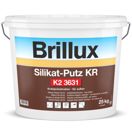 Brillux Silikat-Putz KR K2 3631 weiß - 25 kg