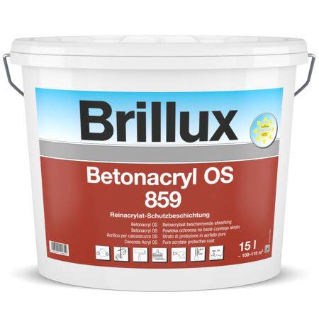 Brillux Betonacryl OS 859 15 L weiß