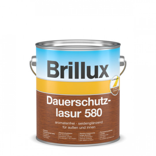 Brillux Dauerschutzlasur 580 Protect - Kastanie - 0.75 L