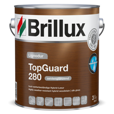 Brillux Lignodur TopGuard 280 - Teak - 0.75 L