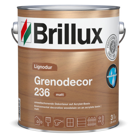 Brillux Lignodur Grenodecor 236 - Graphit 75.LA.02 - 3 L