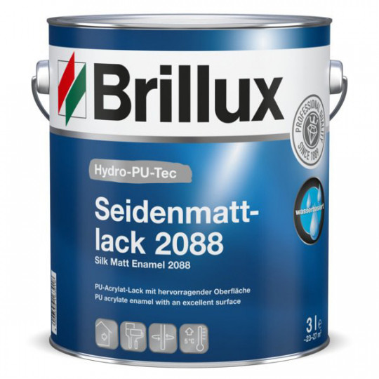 Brillux Hydro-PU-Tec Seidenmattlack 2088 weiß
