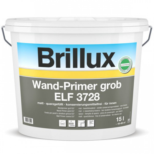 Brillux Wand-Primer grob ELF 3728 weiß - 15 L