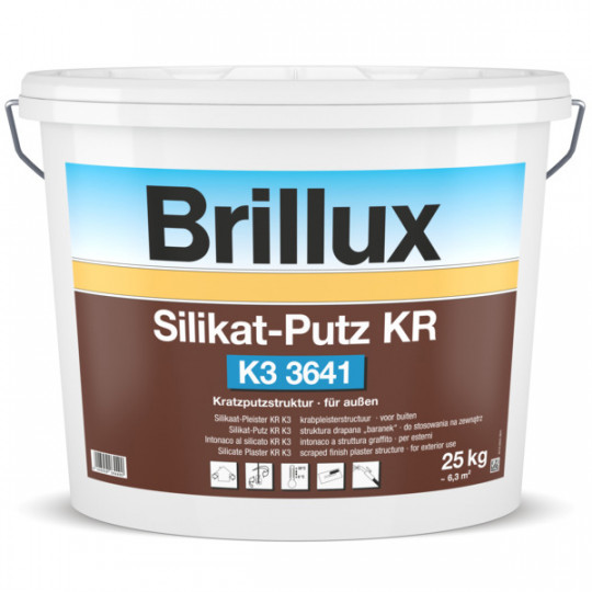Brillux Silikat-Putz KR K3 3641 weiß - 25 kg