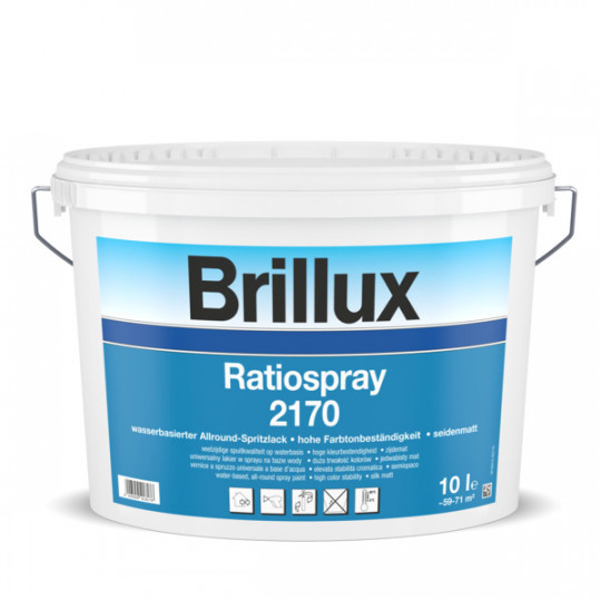 Brillux Ratiospray 2170  weiß - 10 L