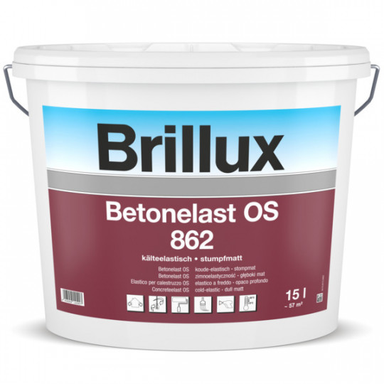 Brillux Betonelast OS 862 15 L weiß