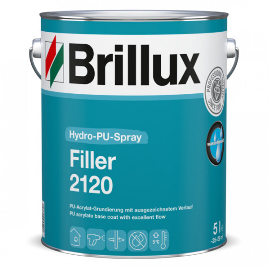 Brillux Hydro-PU-Spray Filler 2120 5 L weiß