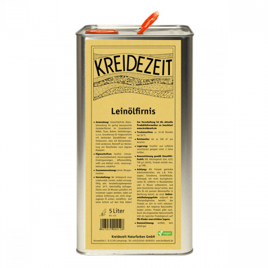 Kreidezeit Leinölfirnis - 5 L