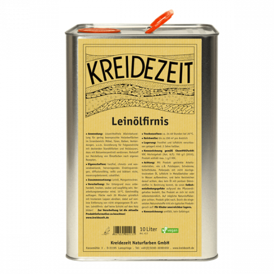 Kreidezeit Leinölfirnis - 10 L