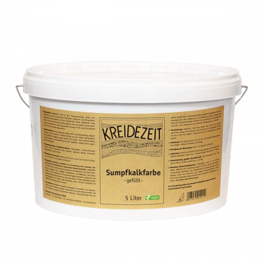 Kreidezeit Sumpfkalkfarbe - gefüllt - 5 L