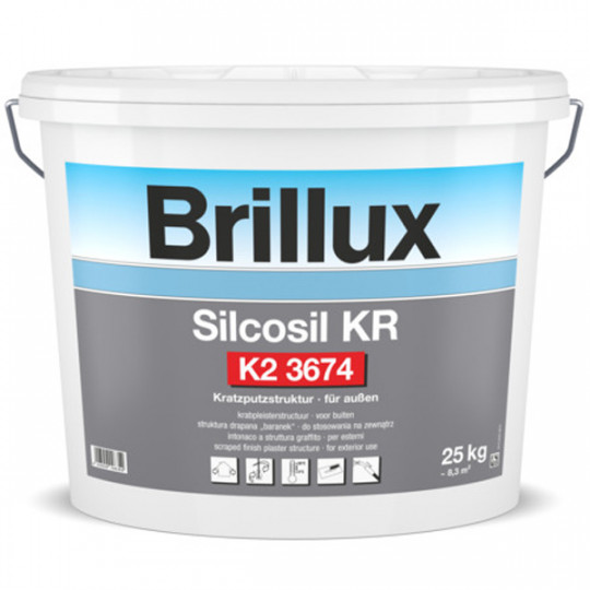 Brillux Silcosil KR K2 3674 weiß 25 kg
