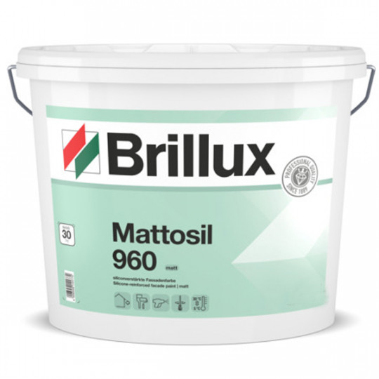 Brillux Mattosil Fassadenfarbe 960 farbig