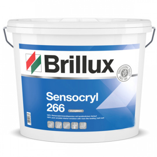 Brillux Sensocryl ELF 266 stumpfmatt weiß - 15 L