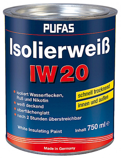 Pufas Isolierweiß - 0.75 L