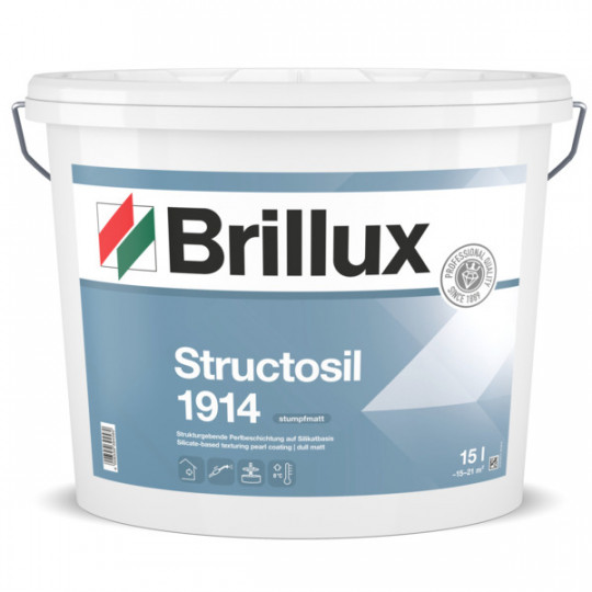 Brillux Structosil 1914 weiß - 15 L