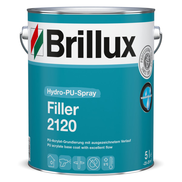 Brillux Hydro-PU-Spray Filler 2120 5 L weiß-BHPUSF2120